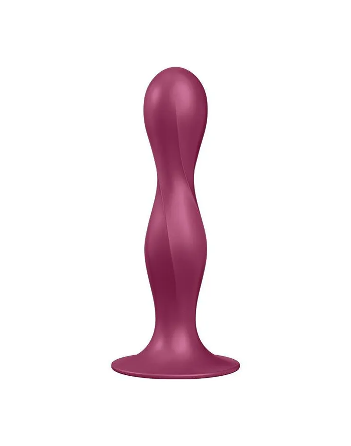Dildos Satisfyer Satisfyer Double BallR Verzwaarde Dildo met Bewegende Metalen Kogels Rood