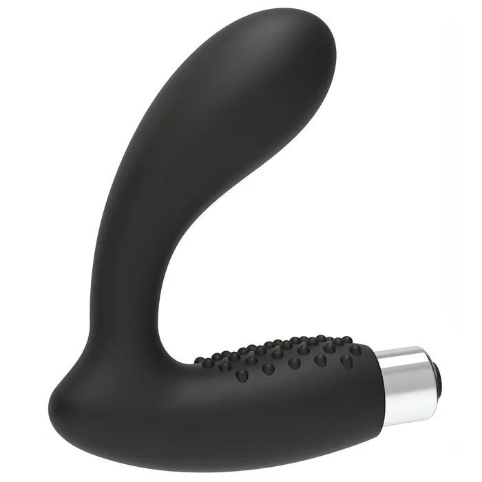 Female Sex Toys | Addicted Toys Stimolatore per massaggio prostata e perineo in silicone - 10 modalità di vibrazione, Ricaricabile, Nero