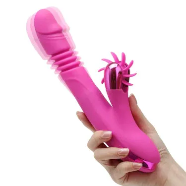 Female Sex Toys | Honeys_Toy Begonia Angel Realistic Telescopic 伸縮舌頭按摩棒