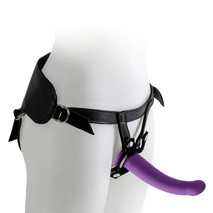 Female Sex Toys Virgite Virgite Strapon Harnas Met Paarse Dildo Maat L