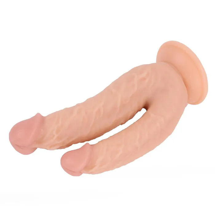 Kiotos Cox - Dildo Voor dubbele penetratie 21 x 3.5/4.5 cm - Lichte Huidskleur | Kiotos COX Dildos