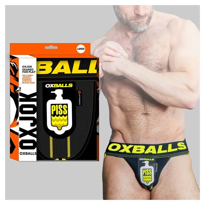 Oxballs Dildos Oxballs Pisspig 3D Rubber Urinal Patch Pouch Jock