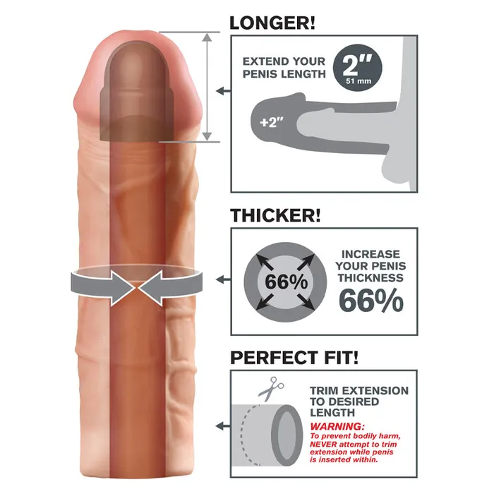 Pipedream Anal | Fantasy X-tensions Mega 2 Inch Extension