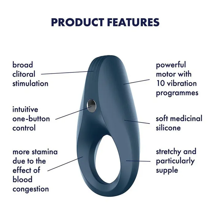 Satisfyer Vibrators | Rocket Ring - Blue