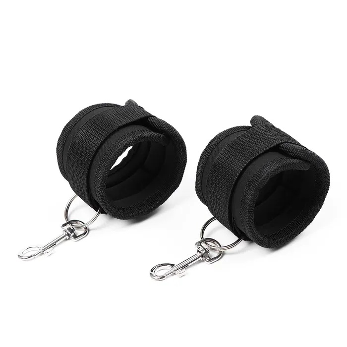 Smart Moves Vibrators Smart Moves Neopreen Polsboeien met Klittenband Zwart