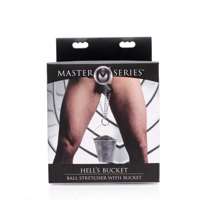 XR Brand Male Sex Toys Hells Bucket Ball Stretcher with Bucket