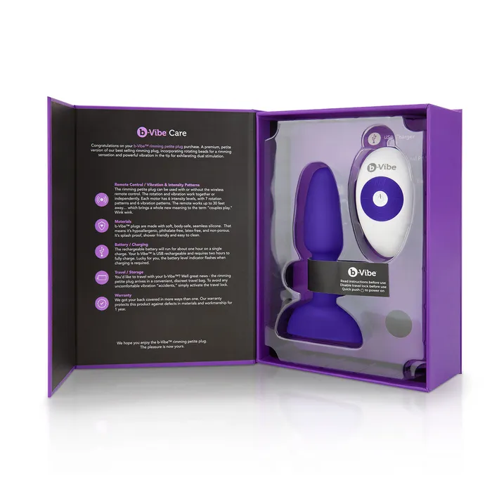 Anal | B Vibe Rimming Petite Butt Plug