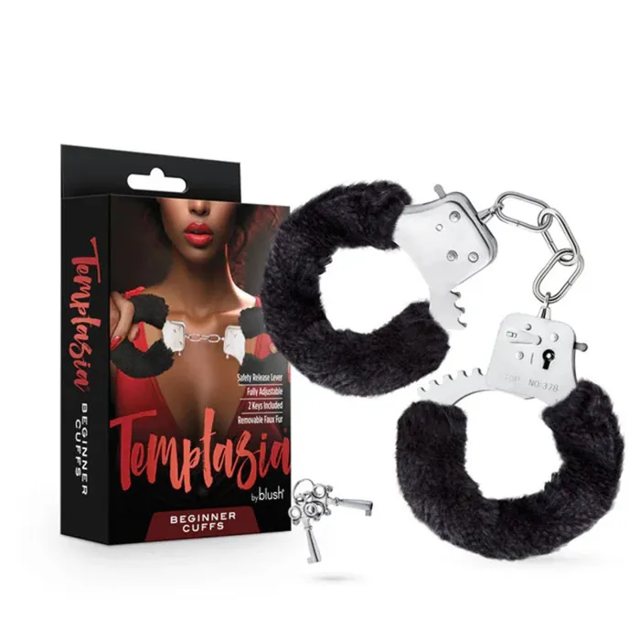 Anal Blush Temptasia Beginner Cuffs Black