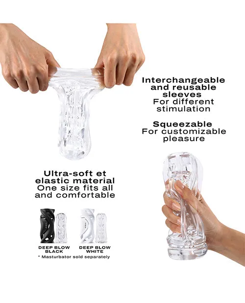 Anal | Lovely Planet Dorcel Deep Blow Multi Sensation Sleeve - Clear