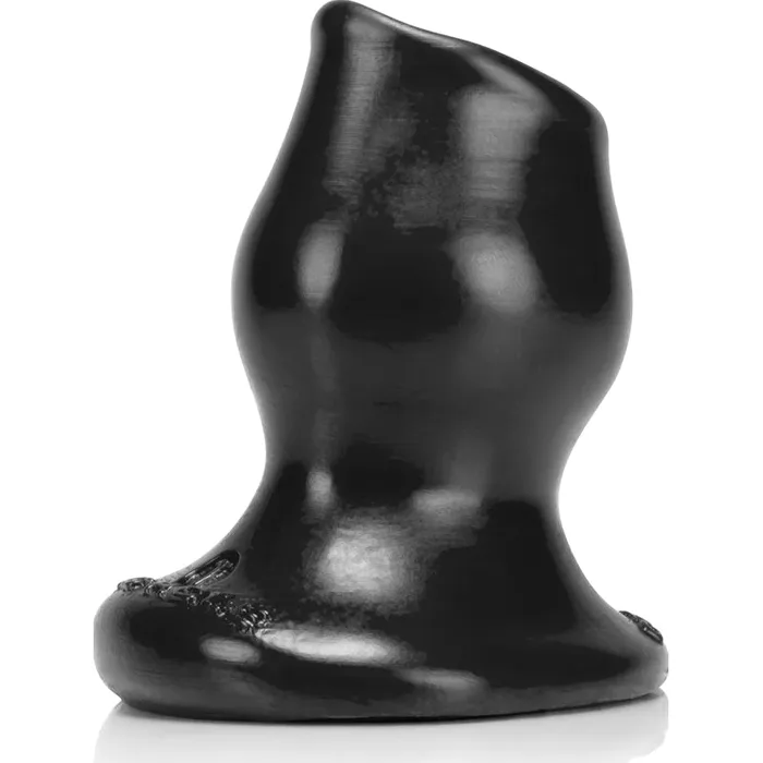 Anal OxBalls Pighole 1 Hollow Plug Small Black