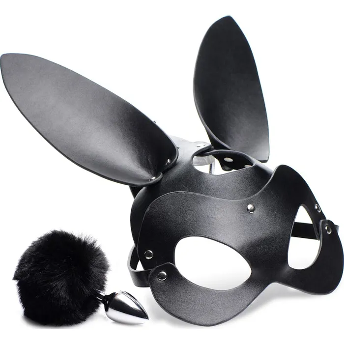 Anal Tailz Bunny Tail Anal Plug and Mask Set