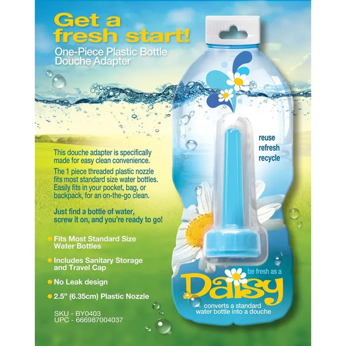 C1 Releasing Boneyard Daisy Douche - Blue Douche Nozzle for Water Bottles | Anal C1 Releasing Boneyard Daisy Douche - Blue Douche Nozzle for Water Bottles | Anal