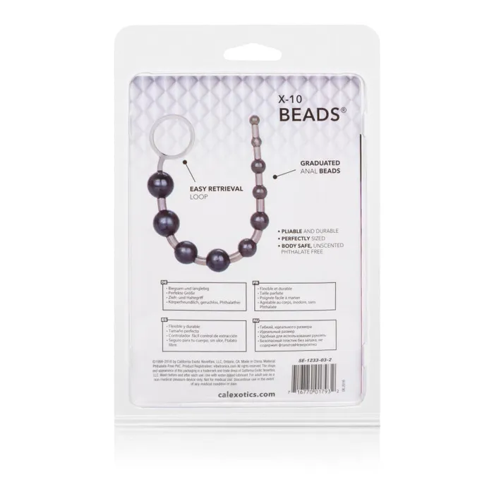 CalExotics Anal X10 Beads Black
