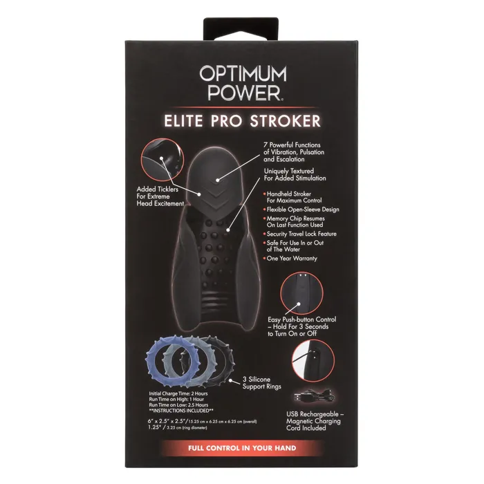 CalExotics Optimum Power Elite Pro Stroker | Male Sex Toys