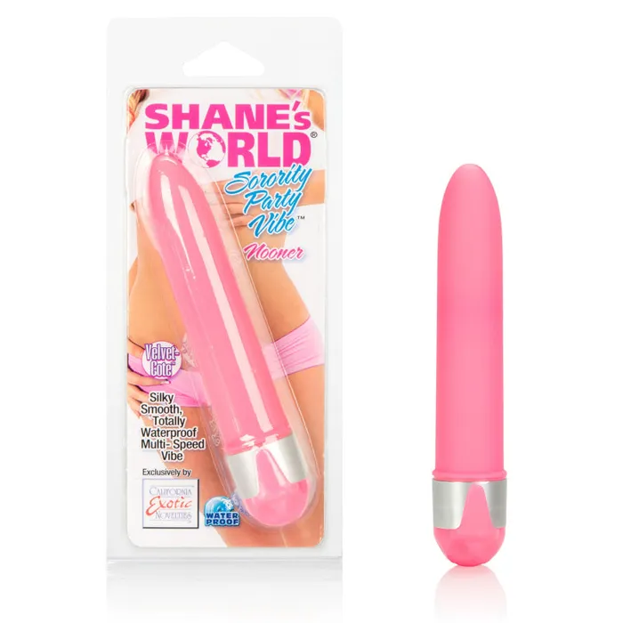 CalExotics Vibrators | Shanes Worlds Sorority Party Vibe Nooner - Pink