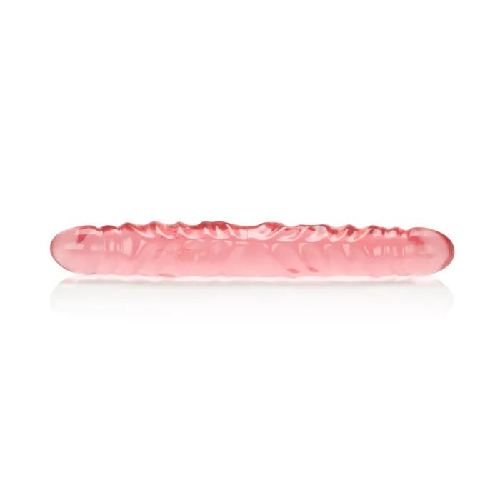 Dildos CalExotics Translucence 12 Inches Veined Double Dong Pink