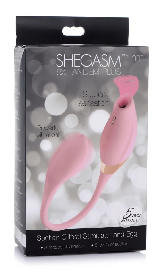 Dildos | Inmi Shegasm 8x Tandem Plus Suction - XR Brands