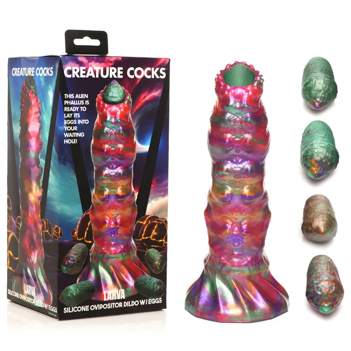 Dildos XR Brands Creature Cocks Larva Silicone Dildoah195