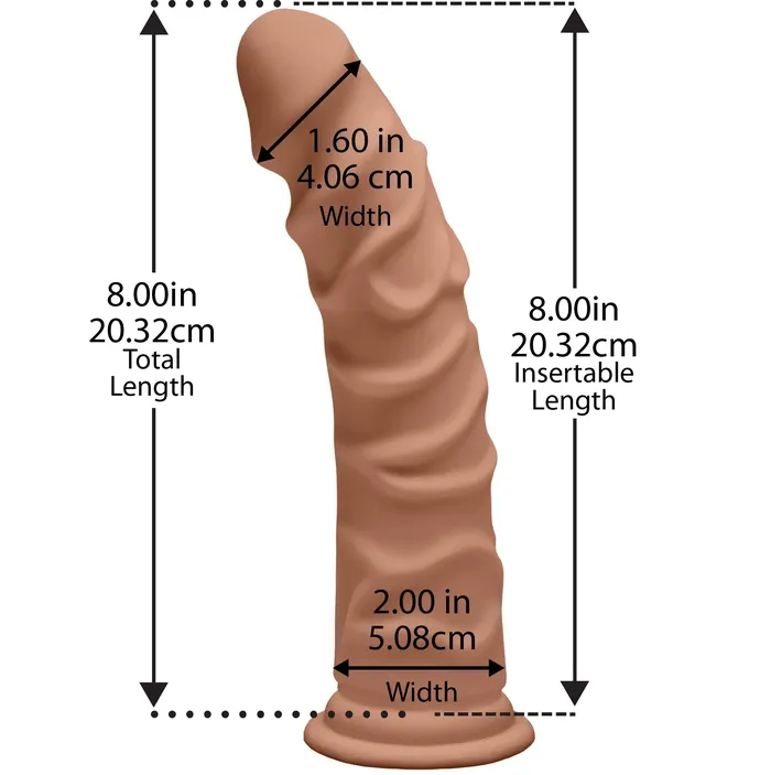 Doc Johnson Anal The D Ragin D 8 Inch