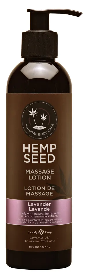 Earthly Body Massage Lotion Lavender 8 Fl Oz 237 ml Couples