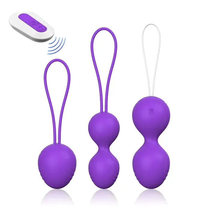 Female Sex Toys Lovetoyshub 3Pcs Remote Control Vibration Best Kegel Balls For Women Female Sex Toys Lovetoyshub 3Pcs Remote Control Vibration Best Kegel Balls For Women