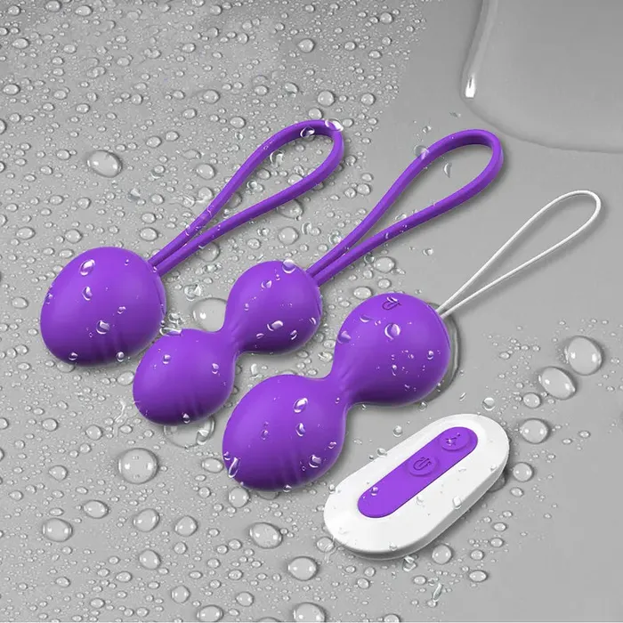 Female Sex Toys | Lovetoyshub 3Pcs Remote Control Vibration Best Kegel Balls For Women