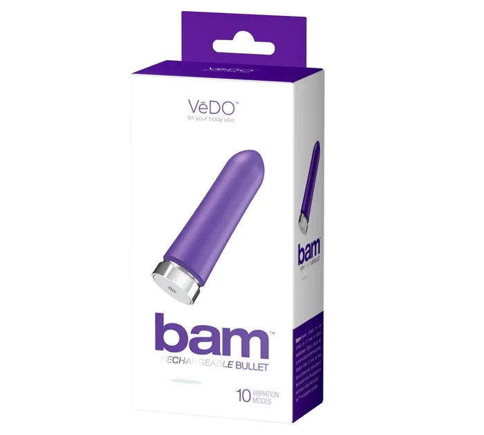 Female Sex Toys | VeDO Bam™: Sensational 10-Mode Silicone Bullet Vibrator Indigo
