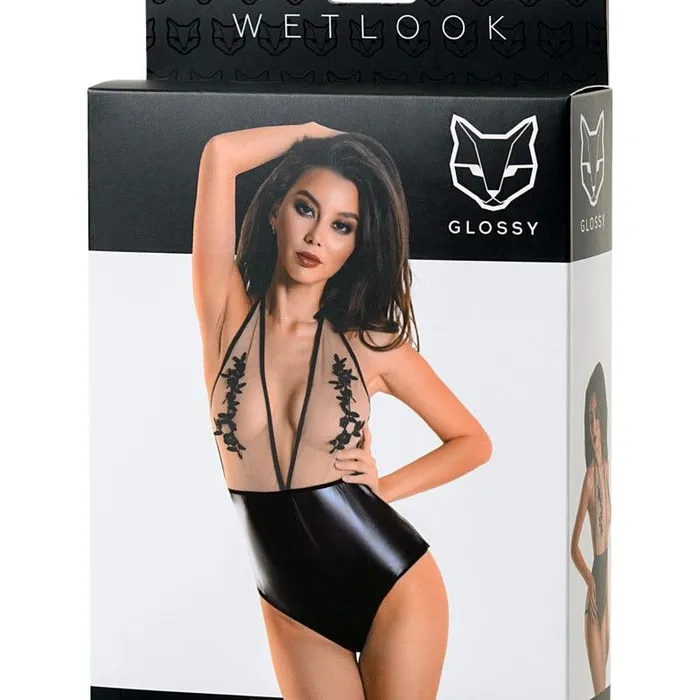 Glossy Wetlook Bodysuit Kiara Glossy Teddies And Bodies