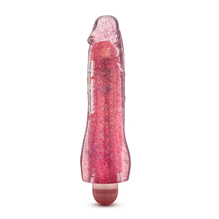 Glow Dicks Molly Glitter Vibrator Pink Blush Vibrators