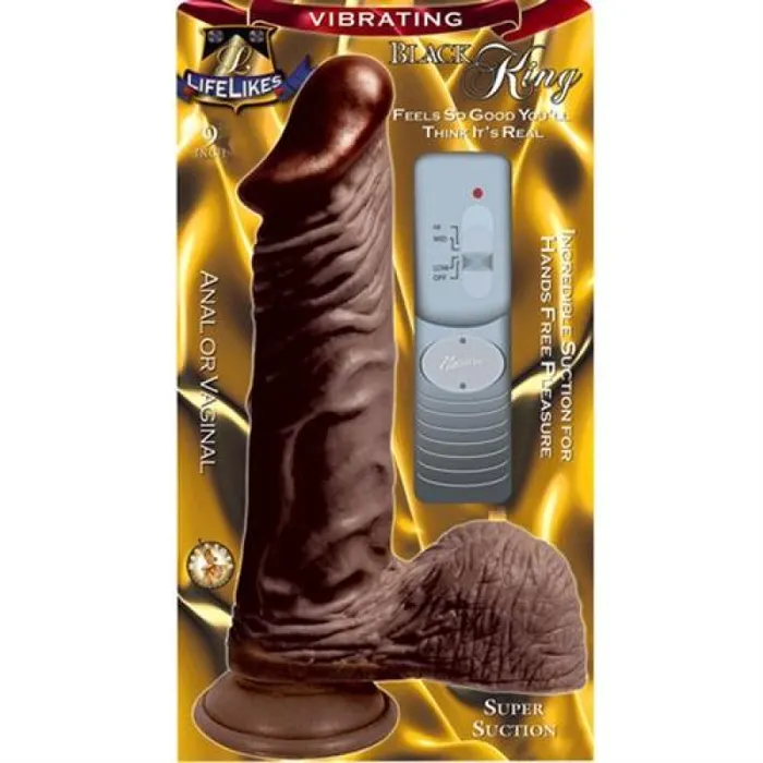 Lifelike Vibrating Black King 9 Nasstoys Vibrators