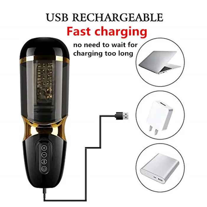 Lusty Age Male Sex Toys | Automatic Piston Rotating Sucking Male Masturbator Cup