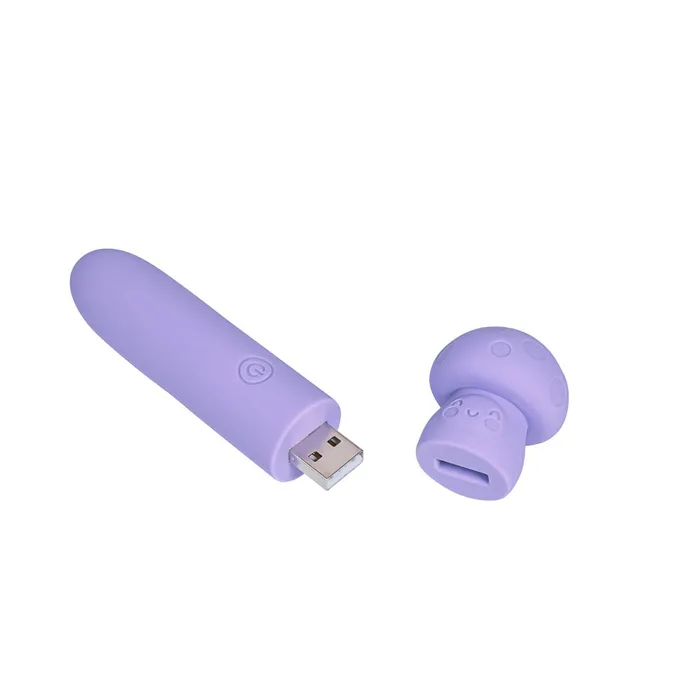 Maia Toys Vibrators | Maia HAPPI - Purple 11.1 cm USB Rechargeable Bullet Maia Toys Vibrators | Maia HAPPI - Purple 11.1 cm USB Rechargeable Bullet