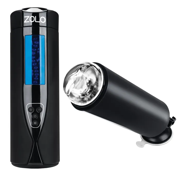 Male Sex Toys Zolo Cup Zolo Tornado Rechargeable Masturbator Black