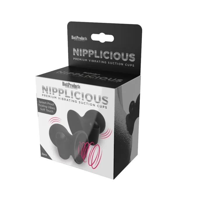 Nipplicious Vibrating Nipple Suction Cups Black Hott Products Anal