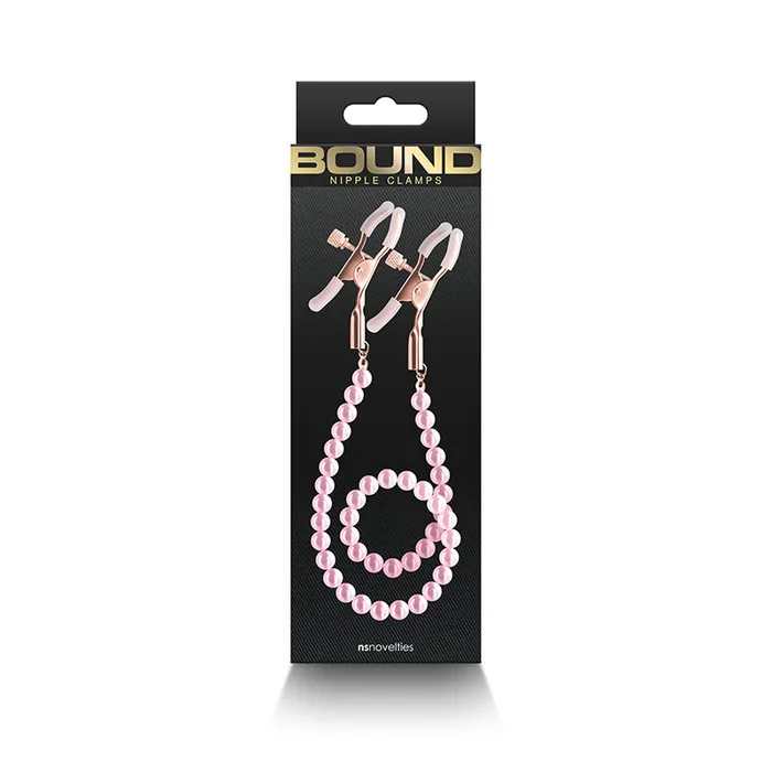 NS Novelties Vibrators | Bound Nipple Clamps - DC1 - Pink-(nsn-1302-44) NS Novelties Vibrators | Bound Nipple Clamps - DC1 - Pink-(nsn-1302-44)