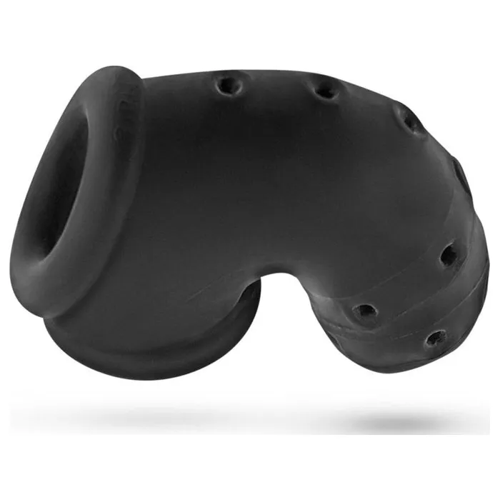OxBalls Anal | Airlock Air-Lite Vented Chastity Black Ice