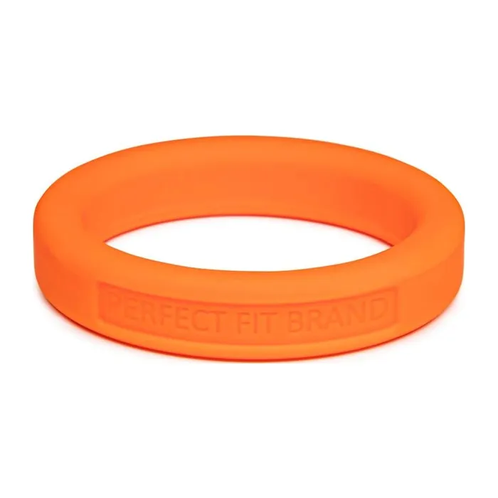PerfectFit Male Sex Toys Classic Silicone Medium Stretch Penis Ring 44mm Orange PerfectFit Male Sex Toys Classic Silicone Medium Stretch Penis Ring 44mm Orange