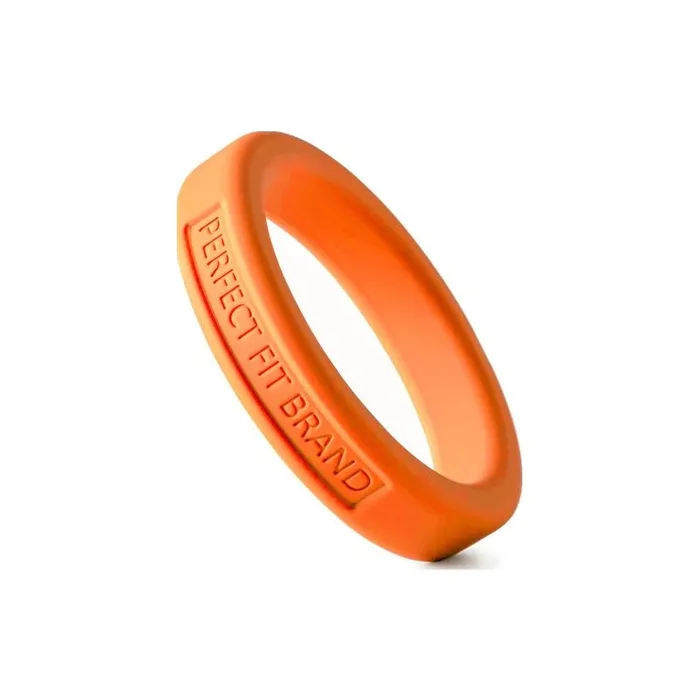 PerfectFit Male Sex Toys | Classic Silicone Medium Stretch Penis Ring 44mm Orange
