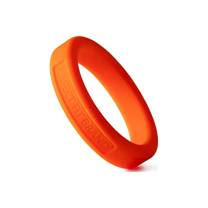 PerfectFit Male Sex Toys | Classic Silicone Medium Stretch Penis Ring 44mm Orange