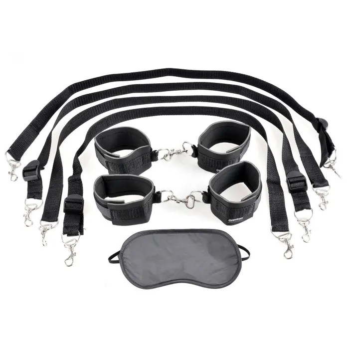 Pipedream Couples | Fetish Fantasy Cuff and Tether Set Pipedream Couples | Fetish Fantasy Cuff and Tether Set