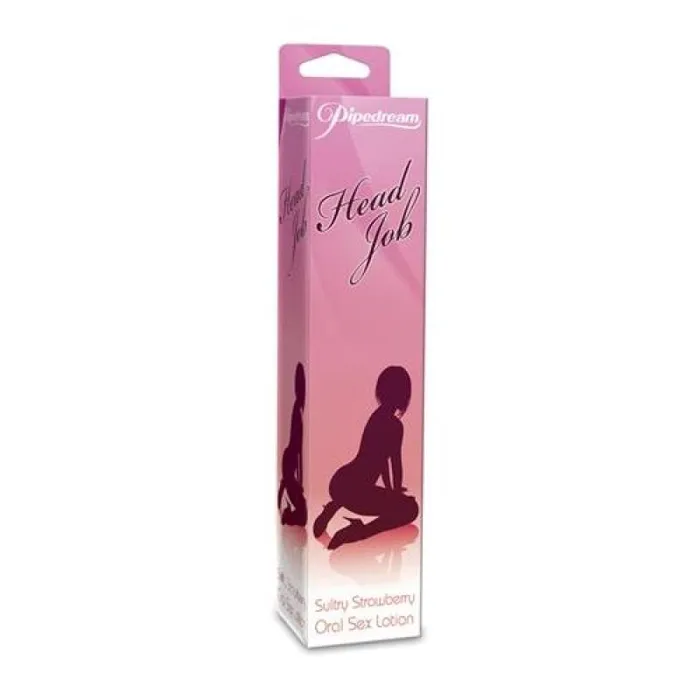 Pipedream Head Job Oral Sex Lotion Strawberry Male Sex Toys