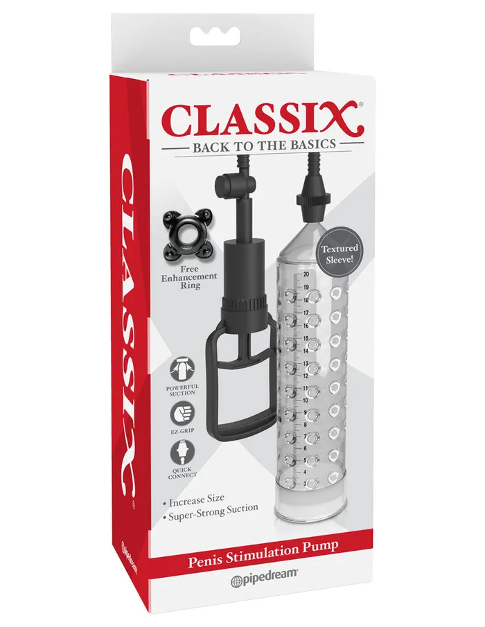 Pipedream Male Sex Toys Classix Penis Stimulation Pump
