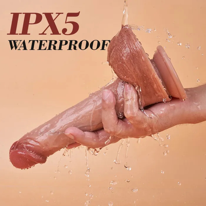 Playfulsextoy Female Sex Toys | Frank - Thrusting Vibrating Heating Lifelike Dildo