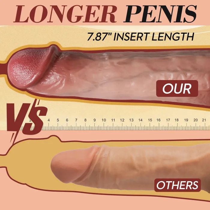 Playfulsextoy Female Sex Toys | Frank - Thrusting Vibrating Heating Lifelike Dildo