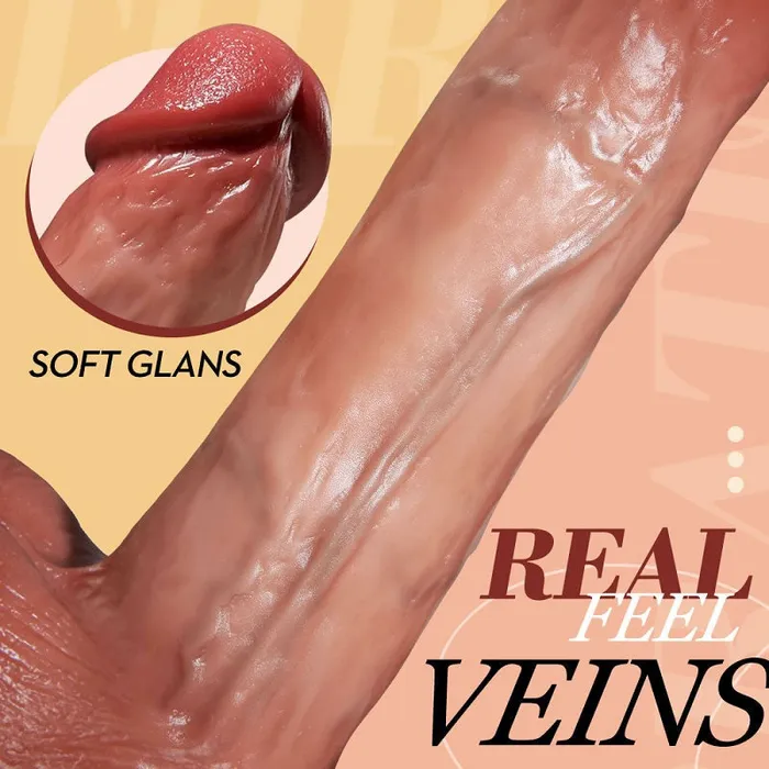 Playfulsextoy Female Sex Toys | Frank - Thrusting Vibrating Heating Lifelike Dildo
