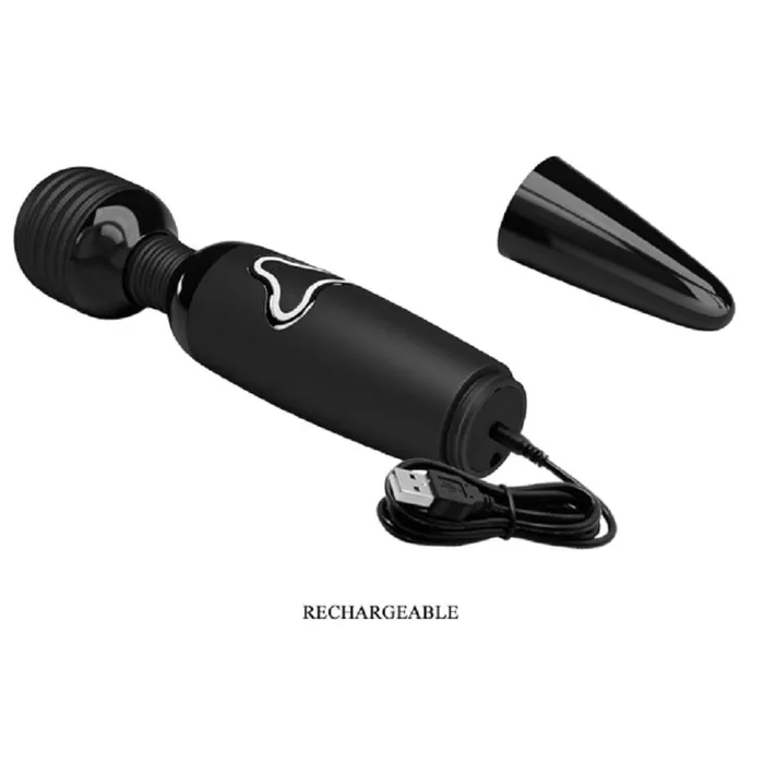 Pretty Love Body Wand With Led Light Black Pretty Love Vibrators