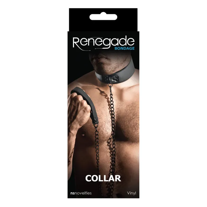Renegade Bondage Collar Black nsnovelties Anal