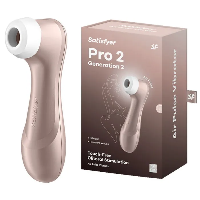 Satisfyer Pro 2 Rose Gold Clitoral Stimulator Vibrator Satisfyer Vibrators