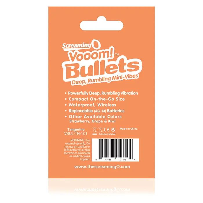 Screaming O Female Sex Toys | Vooom Bullets: Portable Pleasure with Powerful Vibrations