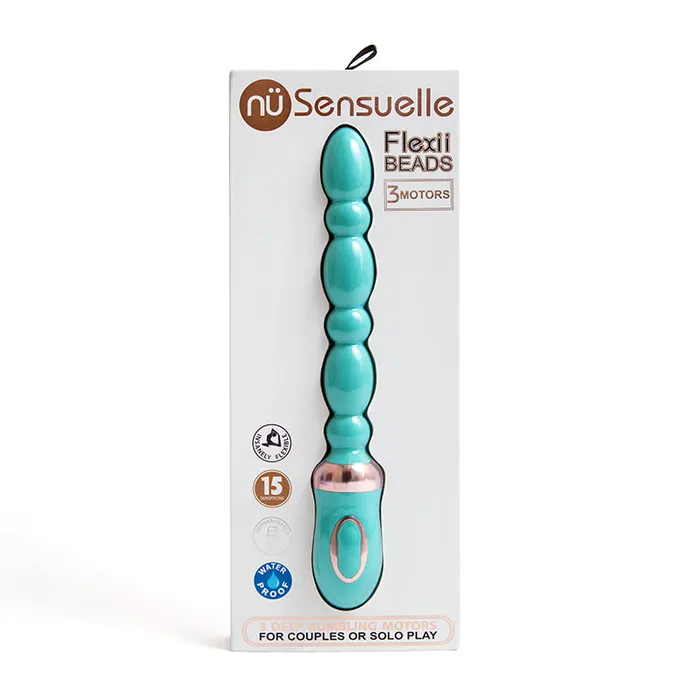 Sensuelle Flexii Beads Electric Blue | Nu Sensuelle Vibrators